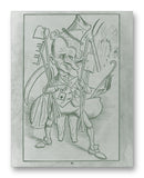 Comic History Philip Carteret 11" x 14" Mono Tone Print (Choose Your Color)