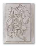 Comic History Philip Carteret 11" x 14" Mono Tone Print (Choose Your Color)