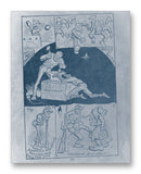 Comic History Civil War 11" x 14" Mono Tone Print (Choose Your Color)