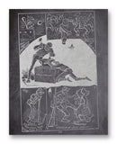 Comic History Civil War 11" x 14" Mono Tone Print (Choose Your Color)