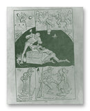 Comic History Civil War 11" x 14" Mono Tone Print (Choose Your Color)