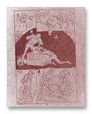 Comic History Civil War 11" x 14" Mono Tone Print (Choose Your Color)