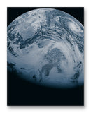 Sky View of Earth 11" x 14" Mono Tone Print (Choose Your Color)
