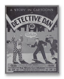Detective Dan No48 11" x 14" Mono Tone Print (Choose Your Color)