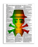 Marijuana Soul 8.5"x11" Semi Translucent Dictionary Art Print