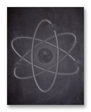 Atom 11x14 11" x 14" Mono Tone Print (Choose Your Color)