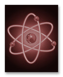 Atom 11x14 11" x 14" Mono Tone Print (Choose Your Color)