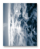 Clouds Over Earth 11" x 14" Mono Tone Print (Choose Your Color)