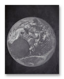 Earth From A Million Miles 11" x 14" Mono Tone Print (Choose Your Color)