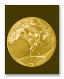 Earth From A Million Miles 11" x 14" Mono Tone Print (Choose Your Color)