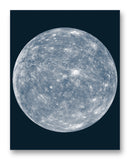 Mercury 11" x 14" Mono Tone Print (Choose Your Color)