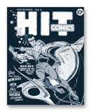 HIT Comic No5 11" x 14" Mono Tone Print (Choose Your Color)