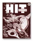HIT Comic No5 11" x 14" Mono Tone Print (Choose Your Color)