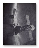 ISS Aurora 11" x 14" Mono Tone Print (Choose Your Color)