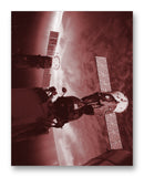 ISS Aurora 11" x 14" Mono Tone Print (Choose Your Color)