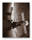 ISS Aurora 11" x 14" Mono Tone Print (Choose Your Color)