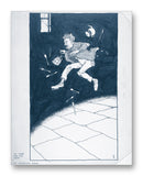 The Chocolate Ghost 11" x 14" Mono Tone Print (Choose Your Color)