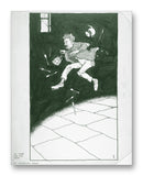The Chocolate Ghost 11" x 14" Mono Tone Print (Choose Your Color)