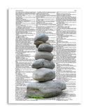 Cairn 8.5"x11" Semi Translucent Dictionary Art Print
