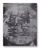 Make Art Not War 11" x 14" Mono Tone Print (Choose Your Color)