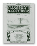Modern Electrics 09-1911 11" x 14" Mono Tone Print (Choose Your Color)