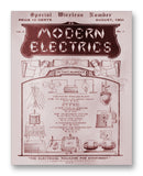 Modern Electrics 08-1909 11" x 14" Mono Tone Print (Choose Your Color)