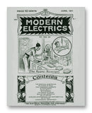 Modern Electrics 06-1911 11" x 14" Mono Tone Print (Choose Your Color)