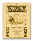 Modern Electrics 07-1911 11" x 14" Mono Tone Print (Choose Your Color)