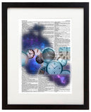Chronology 8.5"x11" Semi Translucent Dictionary Art Print