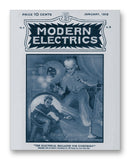 Modern Electrics 01-1912 11" x 14" Mono Tone Print (Choose Your Color)