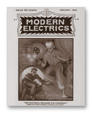 Modern Electrics 01-1912 11" x 14" Mono Tone Print (Choose Your Color)