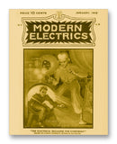 Modern Electrics 01-1912 11" x 14" Mono Tone Print (Choose Your Color)