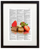 Decadence 8.5"x11" Semi Translucent Dictionary Art Print
