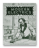 Modern Electrics 02-1913 11" x 14" Mono Tone Print (Choose Your Color)