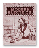 Modern Electrics 02-1913 11" x 14" Mono Tone Print (Choose Your Color)