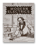 Modern Electrics 02-1913 11" x 14" Mono Tone Print (Choose Your Color)
