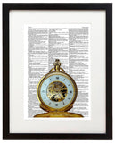 Moment Watch 8.5"x11" Semi Translucent Dictionary Art Print