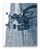 Pinto Moped on Beach 11" x 14" Mono Tone Print (Choose Your Color) - Jacob Andrew Dodge Artist Edition