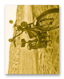 Pinto Moped on Beach 11" x 14" Mono Tone Print (Choose Your Color) - Jacob Andrew Dodge Artist Edition