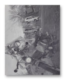 Pinto Moped & Yugos 11" x 14" Mono Tone Print (Choose Your Color) - Jacob A. Dodge Artist Edition