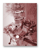 Pinto Moped & Yugos 11" x 14" Mono Tone Print (Choose Your Color) - Jacob A. Dodge Artist Edition