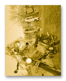 Pinto Moped & Yugos 11" x 14" Mono Tone Print (Choose Your Color) - Jacob A. Dodge Artist Edition