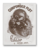 The Gunpowder Plot 11" x 14" Mono Tone Print (Choose Your Color)
