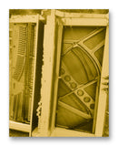 Piano Strings 11" x 14" Mono Tone Print (Choose Your Color) - Jacob Andrew Dodge Artist Edition