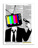 All Consuming 8.5"x11" Semi Translucent Dictionary Art Print