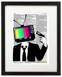 All Consuming 8.5"x11" Semi Translucent Dictionary Art Print