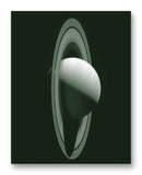 Saturn from Cassini 11" x 14" Mono Tone Print (Choose Your Color)