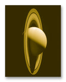 Saturn from Cassini 11" x 14" Mono Tone Print (Choose Your Color)