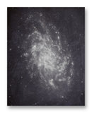 M33 Galaxy 11" x 14" Mono Tone Print (Choose Your Color)