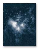 Pleiades Cluster 11" x 14" Mono Tone Print (Choose Your Color)